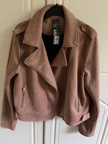 New Blush Biker Jacket
