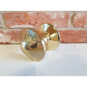 Door Handle  Curved  Brass