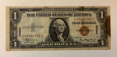 US 1 Dollar Hawaii Overprint WW2