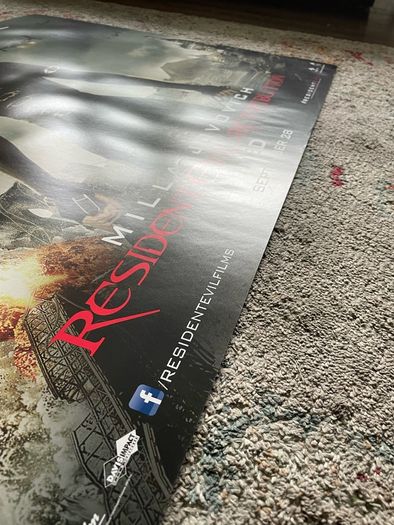 Resident Evil Retribution - Quad Cinema Poster