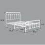 Double Bed Frame with Headboard and Footboard Image 7