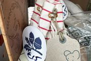 Maileg Mouse - Beach Picnic in Striped Bag