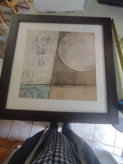 FRAMED PRINT DE rosier Pale Moon Rising 2