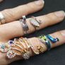 Knitting Crochet Adjustable Tension Rings Image 4