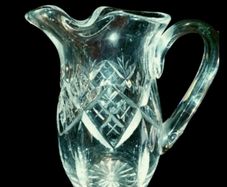 Beautiful heavy Waterford crystal water jug