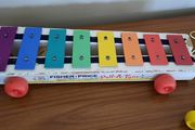 Vintage Fisher Price ''Pull a Tune' Xylophone