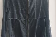 JUNK de LUXE Mens black hooded zip-up Sz S - Rrp 129.95 (New)