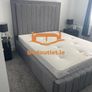 NEW Modern King Ottoman Bed with Padded Headboard & Gas Lift Image 5