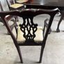 Solid mahogany table & chairs Image 8