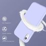 Liquid Silicone Case For iPhone XR Luxury Thin Soft Phone Cover New Lilac Purple - FHT4IPXRLK Image 4