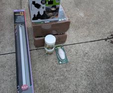 Complete Reptile Turtle Enclosure Setup Bundle with Lighting, Substrate and Calcium Supplements