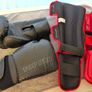Combat Sports Training Set: 14 oz Boxing Gloves + Shin Guards (Size L/XL) Image 3