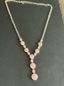 silver necklace