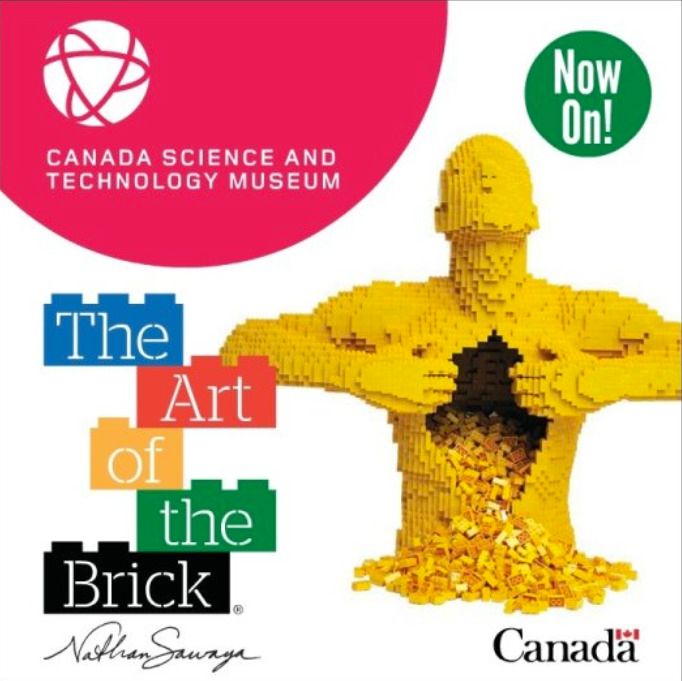 LEGO Rare The Art Of The Brick By Nathan Sawaya Lego Printed Museum Exhibit Limited Edition Promo Printed On A Lego Plastic Glass Window Old