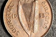 Ireland Excellent 1933 farthing coin