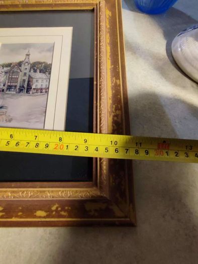 Philip Gray Signed "CLOCK TOWER , MALLOW CO.CORK" Framed Matted Print Ireland