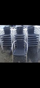 16 x rattan outdoor chairs (as new)