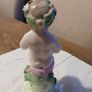 Antique Cherub Porcelain Statue Putti Image 2