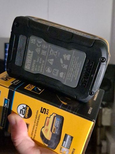 Dewalt 18v, 5ah, Powerstack Battery, New