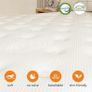 5FT King Size Mattress, 10 Inch 9 Zone Orthopedic Mattresses, King Mattress Gel Wave Memory Foam Pocket Sprung Hybrid Mattress for Pressure Relief Motion Isolation & Edge Support, 150x200x25cm Image 8