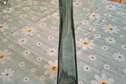 blue glass bottle