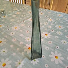 blue glass bottle