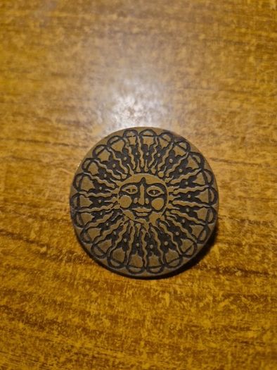 Vintage Sun Brooch