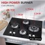 Gas Hob 4 burners propane/natural gas Image 4