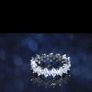 Sterling Silver White Ice Ring Image 2