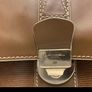 Stylish French Lancel Leather Briefcase Women's Bag Image 5