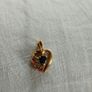 18 CT Gold pendant with Natural Sapphire and  diamonds Image 9