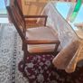 Mahogany Table and Chairs Image 4