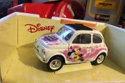 Disney Minnie Fiat 500 Scale 1/18 New Burago