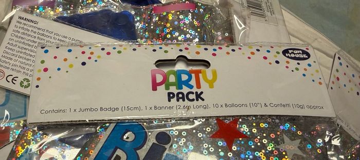 8 X Birthday Boy Party Pack