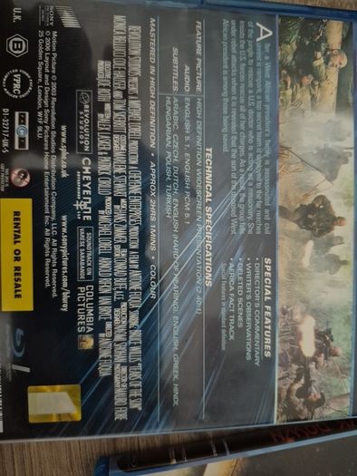 3 bluray movies avatar, teara of the sun, black hawk down