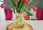 Wooden centre piece