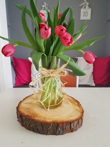 Wooden centre piece