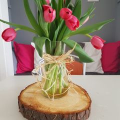 Wooden centre piece