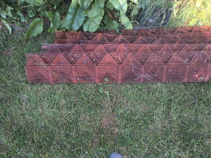 steel mesh chair X4 sets