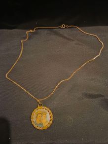 Our Lady of Garabandal Relic on 9ct Gold Chain