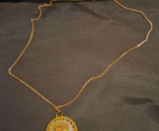 Our Lady of Garabandal Relic on 9ct Gold Chain