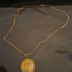 Our Lady of Garabandal Relic on 9ct Gold Chain