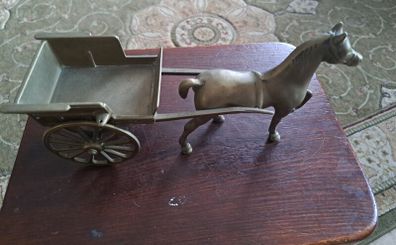 Brass Horse and cart