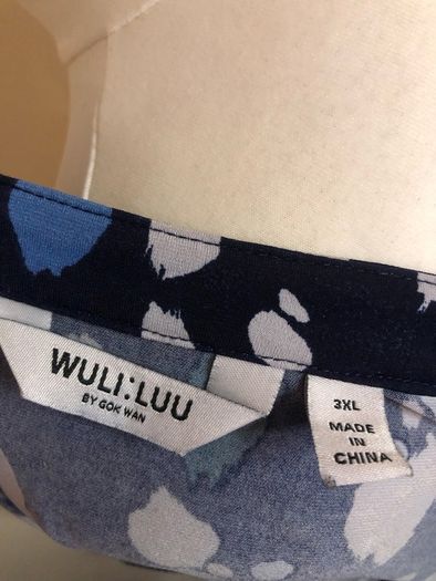 Gok Wan navy blouse (3XL)