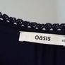 Oasis plain navy dress - XS Image 6