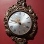 Large Smiths Circa 1950 Antique Battery Operated Wall Clock Image 2