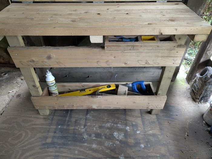 Folding Bench & Tool Cabinet