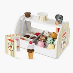 Melissa and Doug Ice cream and Sandwich Wooden Toys-BUNDLE of TWO