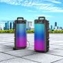 Biollowing Full Board Light Dual Bluetooth Beat Speaker with mic Image 3