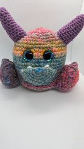 handmade crochet monster